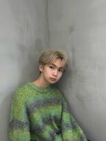 ペレ 渋谷(PELE)&nbsp;MEN’S HAIR/ブルーブラック/フェザーパーマ/渋谷