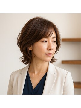 スープレックス ヘアーデザイン(SOUPREX HAIR DESIGN) エレガントミディアムレイヤー　20代 30代 40代 50代 60代