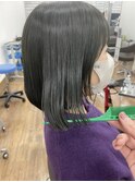 髪質改善 酸性ストレート★艶感ナチュラルボブ