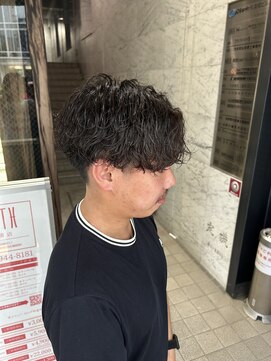 アース 天満橋店(HAIR & MAKE EARTH) メンズツイストスパイラルパーマ◎爽やかビジネスショート