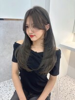 ロール 博多(Role)&nbsp;ベージュカラー/透明感カラー/レイヤーカット/韓国ヘア/顔周り