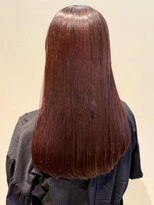 オレンジペコ(orange peco)&nbsp;レッドブラウン ブリーチなしダブルカラー 透明感カラー 艶髪