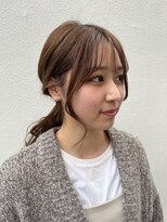シーナ(scena) 【ヘアアレンジ】ゆるっとローポニー