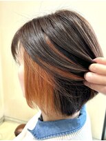 アズール 草加(azule)&nbsp;大人女性にもおすすめ　イヤリングカラー　オレンジ