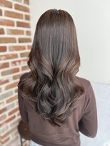 エニー 栄(Any) 韓国レイヤー×ピンクベージュ