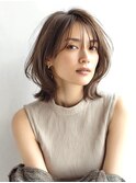 大人ショートレイヤー白髪ぼかし脱白髪染め40代50代60代原宿