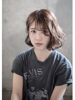 コレット(COLETTE)&nbsp;外国人風  / ラフウェーブBOB × イルミナカラー × ローライト