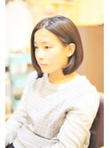 お手入れラクラク×内巻きボブ