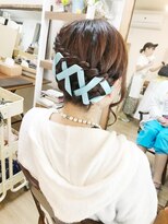 ロカット サロン(Roquat Salon)&nbsp;リボンロングヘアアレンジ【ヘアアレンジ  立川/立川南/八王子】