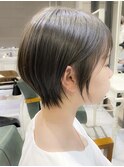 黒髪でも可愛い小顔ショートボブ　マッシュショート　中村清彦