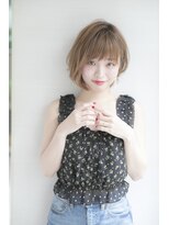 アフロディーテ ギンザ 秋葉原店(APHRODITE GINZA)&nbsp;前髪/マチルダボブ/ピンクベージュ/インナーグレージュ/秋葉原