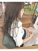ラベンダーアッシュ×ロングヘア