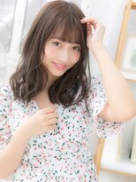 モッズヘア 越谷(mod's hair)&nbsp;斜めバングくせ毛風無造作パーマローライトa越谷20代30代40代!