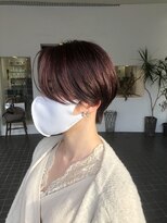 ソアヘアー(Soar hair) 【Soar】ピンクブラウン×マッシュショート