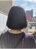 タンバルモリ韓国マッシュくびれカール黒髪ビターショコラ小顔