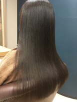 ヘアサロンアンドヘアメイクディー(hair salon hair make D)&nbsp;仙台D　髪質補正ロングver.オーガニックカラーアッシュグレー