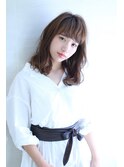 20代30代40代50代丸顔さん◎小顔バングレイヤースタイル