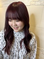 ヘアーブランド ビーアーツ(hair brand b arts) 秋カラーワインレッドカラー