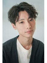 ブリーチ 金沢店(BLEACHi)&nbsp;リッジスパイラルセンターパート(メンズ/スパイラルパーマ)