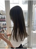【川辺晴加】ブリーチなしダブルカラー/オリーブカラー
