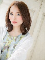 モッズ ヘア 福岡姪浜店(mod's hair)&nbsp;mod's姪浜/センターパート毛先パーマかきあげ小顔くびれヘアh