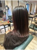 インナーカラーボルドー