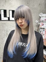 オルズ 渋谷(ALLZ)&nbsp;ハイトーンデザインカラーダブルカラーケアブリーチケアカラー