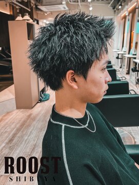 ルースト 渋谷店(ROOST) スパイキーショート/ソフトツイスト/ピンパーマ
