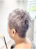 ベリーショート/ブリーチ/グレイヘア