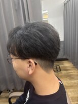 癖を活かしたツーブロ