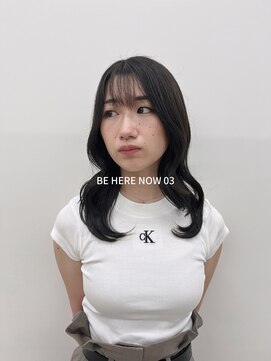 ビーヒアナウ N゜03 金沢駅西店(BE HERE NOW) 【韓国ヘア/レイヤーカット/顔まわりカット/グレージュカラー】