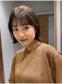 外ハネボブ 顔周り レイヤーボブ ボブパーマ 30代40代