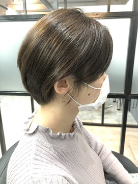  ジーナ 大阪茨木(Zina) 髪質改善＊メルティカラーうる艶ショート＊美髪【Zina大阪茨木】