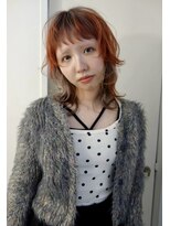 レコ 渋谷(LECO)&nbsp;オレンジベージュデザインカラーポイントカラー