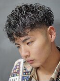 波巻きスパイラルパーマメンズマッシュパーマツイストパーマ