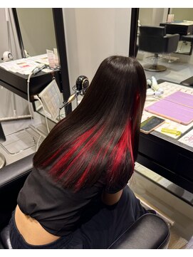 エイトヘアー(8 HAIR) インナーレッドカラー