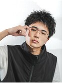 スパイキーショート/短髪パーマ/波打ちパーマ