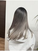 バレイヤージュ/ハイライト/ダブルカラー/ケアブリーチ/ボブ