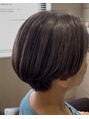 ヘアーメイク グロー(hair make grow)&nbsp;染めすぎない仕上げにする事によって白髪をデザインとして捉える