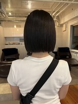 ライン(LINE)&nbsp;透明感カラー/ミニボブ/ボブ/切りっぱなし