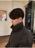 垢抜け楽々スタイル/センターパート/ニュアンスパーマ