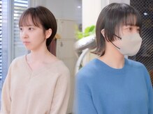 顔まわりカット