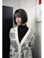 アフィナー 新宿(Afinar) ブリーチハイライト髪質改善ダブルカラーレイヤーカット/新宿駅