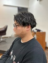 美容室ポール 西葛西店(PAUL)&nbsp;アップバングツイストスパイラル首元スッキリ刈り上げ