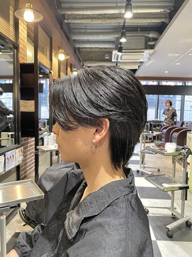 ニューヨークニューヨーク 梅田茶屋町店(NYNY) ニュアンスパーマ/毛流れセンターパート