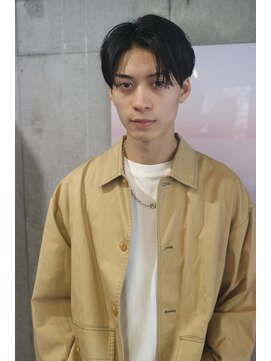 アコロン(acoron.) 10代/20代/センターパート/曲がる縮毛矯正/池袋メンズカット