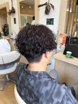アメイジングヘアー 中沢店(AMAZING HAIR)&nbsp;メンズパーマ×レッドカラー