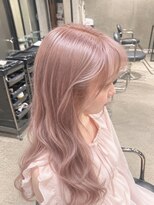 エノア 青山(ENORE)&nbsp;ホワイトピンクベージュ×ケアブリーチ透明感ハイトーン