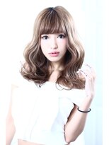 ガランテ(Galante)&nbsp;モテ髪ふんわり可愛い小顔セミロングスタイル