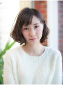 ふんわりボブ